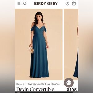 Birdy Grey Green Sleeveless Gown Cold Shoulder Maxi